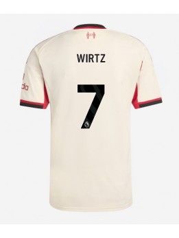 Billige Liverpool Florian Wirtz #7 Bortedrakt 2025-26 Kortermet